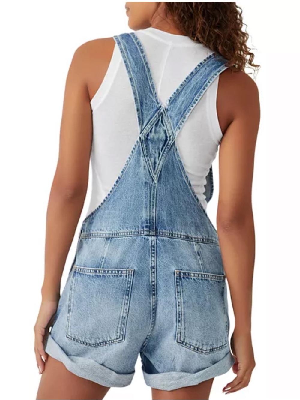 We The Free Ziggy Denim shorts-alls - Picture 2 of 5
